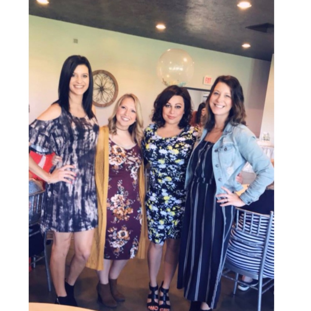 Tie Dye Open-Shoulder Dress